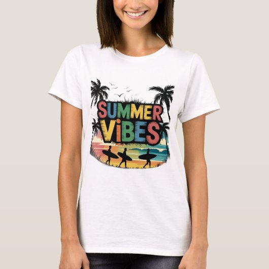Summer Vibes T-shirt (Voorkant)