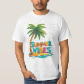 Summer Vibes T-shirt (Voorkant)