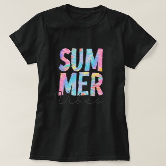 Summer vibes t-shirt (Design voorkant)