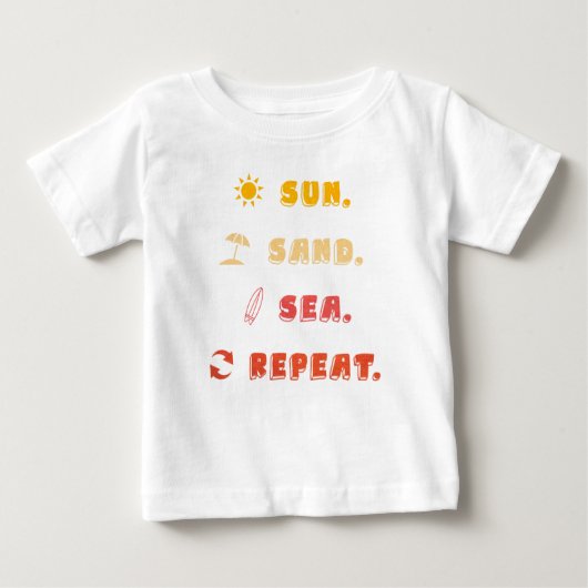 Summer Vibes Toddler T-Shirt - Fun Summer Ahead (Voorkant)