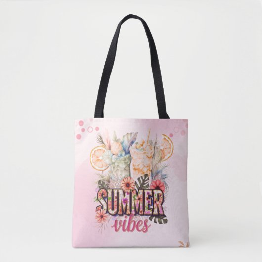 SUMMER VIBES TOTE BAG (Voorkant)