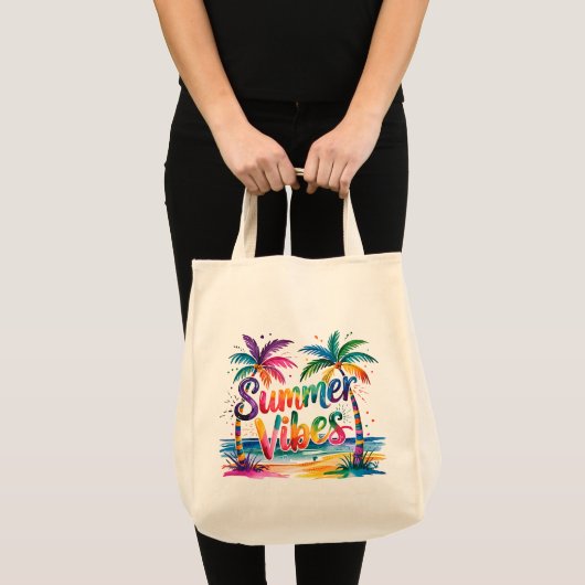 Summer Vibes Tote Bag (Voorkant (product))