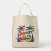 Summer Vibes Tote Bag (Achterkant)