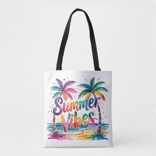 Summer Vibes Tote Bag (Voorkant)