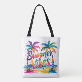 Summer Vibes Tote Bag (Achterkant)