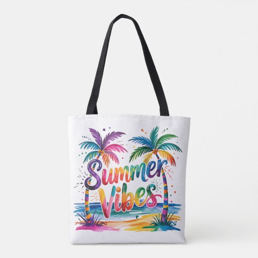 Summer Vibes Tote Bag (Achterkant)
