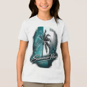 Summer Vibes Tri-Blend Shirt (Voorkant)