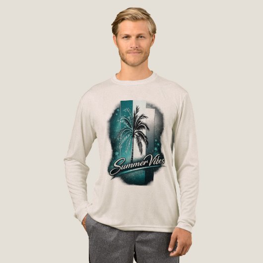 Summer Vibes Tri-Blend Shirt (Voorkant)