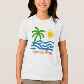 Summer Vibes Tri-Blend Shirt (Voorkant)