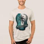 Summer Vibes Tri-Blend Shirt (Voorkant)