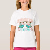 Summer Vibes Tropical Beach Zomer Fun T-shirt (Voorkant)