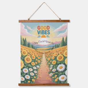 Summer Vibes Tropical Notitieboek Hangend Wandkleed