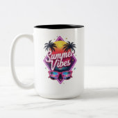 Summer Vibes Tweekleurige Koffiemok (Links)