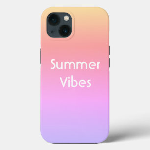 Summer Vibes Typogradient Gradient Pink Case-Mate iPhone Case