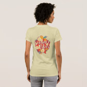 Summer Vibes Typography Tropical Flower T-shirt (Achterkant volledig)