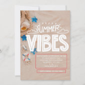Summer Vibes Uitnodiging (Voorkant)