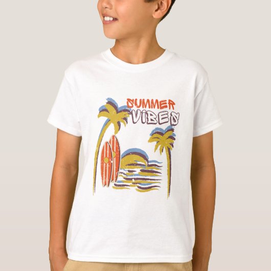 Summer Vibes Vakantie  T-shirt (Voorkant)