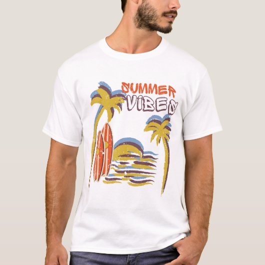 Summer Vibes Vakantie  T-shirt (Voorkant)