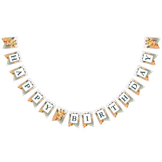 Summer Vibes Waterverf Giraffe - Verjaardag Vlaggetjes (Alle)