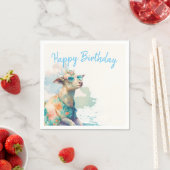 Summer Vibes Waterverf Goat - Happy Birthday Servet (Insitu)