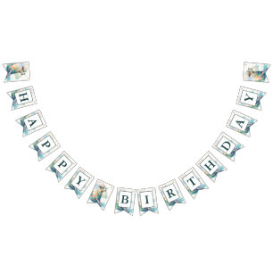 Summer Vibes Waterverf Goat - Verjaardag Vlaggetjes