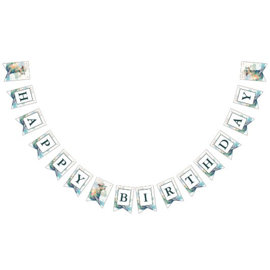 Summer Vibes Waterverf Goat - Verjaardag Vlaggetjes (Alle)