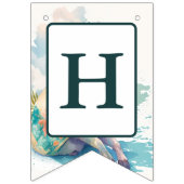 Summer Vibes Waterverf Goat - Verjaardag Vlaggetjes (Tweede vlag)