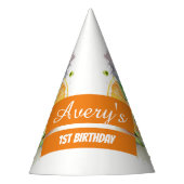 Summer Vibes Waterverf Vlinder - Verjaardag Feesthoedjes (Voorkant)