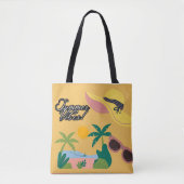 Summer Vibes Yellow Tote bag (Voorkant)