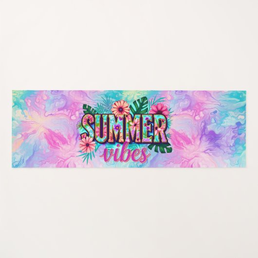 Summer Vibes Yogamat (Voorkant (horizontaal))