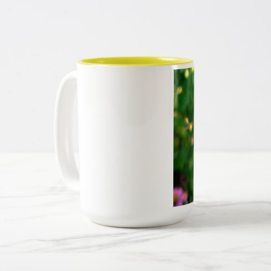 Summer Visitor Tweekleurige Koffiemok (Voorkant links)