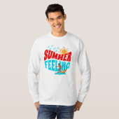 SUMMER VOELEN. T-SHIRT (Voorkant volledig)
