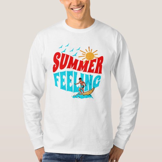 SUMMER VOELEN. T-SHIRT (Voorkant)