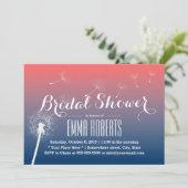 Summer Vrijgezellenfeest Dandelion Bgloing Kaart (Staand voorkant)