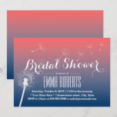 Summer Vrijgezellenfeest Dandelion Bgloing Kaart (Voorkant / Achterkant)