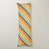 Summer Warmth Stripes Pattern Lichaamskussen (Achterkant (Verticaal))