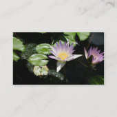 Summer Water Lilies Visitekaartje (Achterkant)