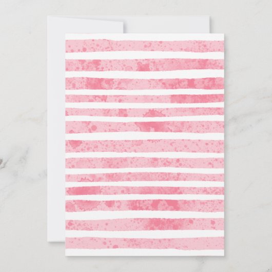 Summer Watermelon "A Sweet Baby" Baby shower Kaart (Achterkant)