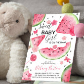 Summer Watermelon "A Sweet Baby" Baby shower Kaart