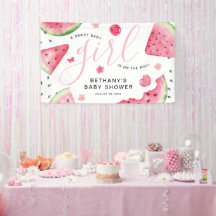 Summer Watermelon "A Sweet Baby" Baby shower