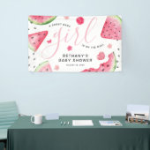 Summer Watermelon "A Sweet Baby" Baby shower Spandoek (Beurs)