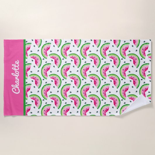 Summer Watermelon Beach Towel Strandlaken (Voorkant)