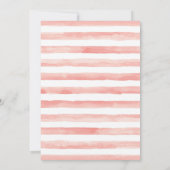 Summer Watermelon Boy Baby shower Invitation Kaart (Achterkant)