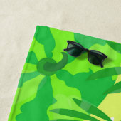 Summer Watermelon Branches Bright Tropical Strandlaken (In situ)