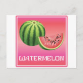 Summer Watermelon Briefkaart (Voorkant)