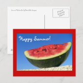 Summer Watermelon Briefkaart (Voorkant / Achterkant)