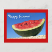 Summer Watermelon Briefkaart (Voorkant)