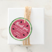 Summer Watermelon Dank je Baby shower Bedankjes Labels (In situ)