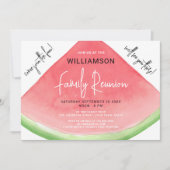 Summer Watermelon Family Reunion Kaart (Voorkant)