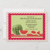 Summer Watermelon Invitation Kaart (Voorkant)